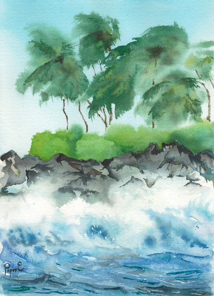 Coastal waves and palm trees.jpg