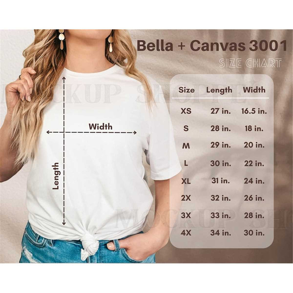 Bella Canvas Sizing Guide - Ensuring The Best Fit For Your Order