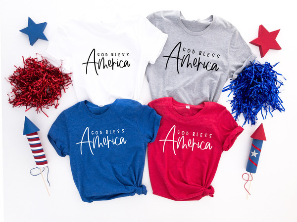 4th of July Family Matching Shirt, American Shirts, 4th of July Gifts, Fourth of July Apparel, 4th of July Women Racerback Tank - 3.jpg