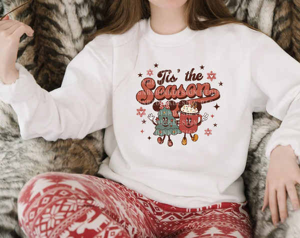 Tis The Season Png, Christmas Cocoa Png, Mouse Xmas Tree Png, Christmas Friends Png, Retro Christmas Shirt, Holiday Season Png Files - 3.jpg