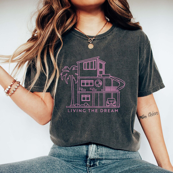 Living the Dream Shirt, Barbie Living the Dream Inspired Shirt, Dream Shirt Shirt, Ken and Barbie Shirt, Barbi Movie Shirt Tee, Ryan Gosling - 1.jpg