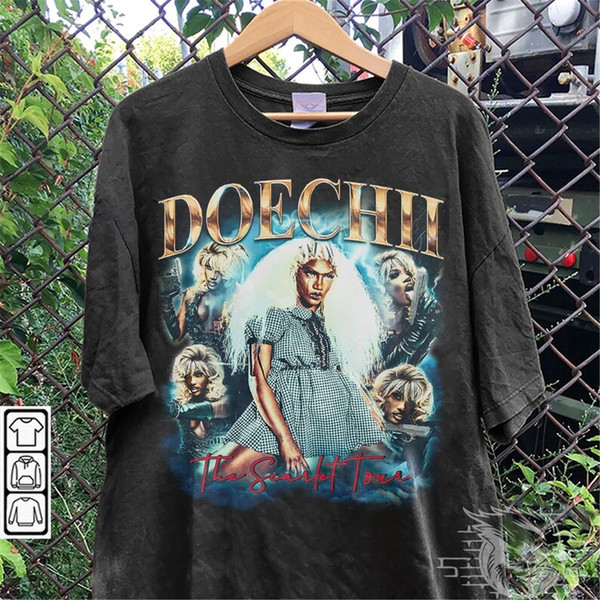 Doja Cat Rap Shirt The Scarlet Tour 2023 Vintage 90s Y2K Ice Spice Doechii  Halloween Style Bootleg Gift For Fan Unisex Rap0407VL - AliExpress