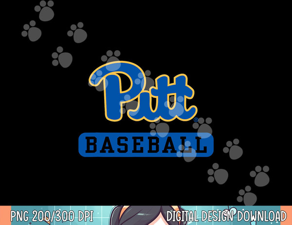 Pittsburgh Panthers Baseball Logo Officially Licensed png, sublimation .jpg