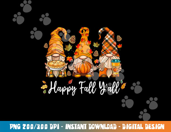 Happy Fall Y all Gnome Pumpkin Truck Autumn Thanksgiving png, sublimation copy.jpg