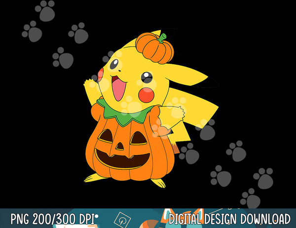 Pokemon Halloween Pikachu Pumpkin Costume png, sublimation copy.jpg
