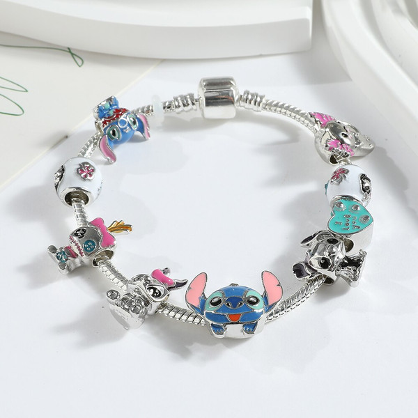 Disney Charm Bracelet Lilo Stitch