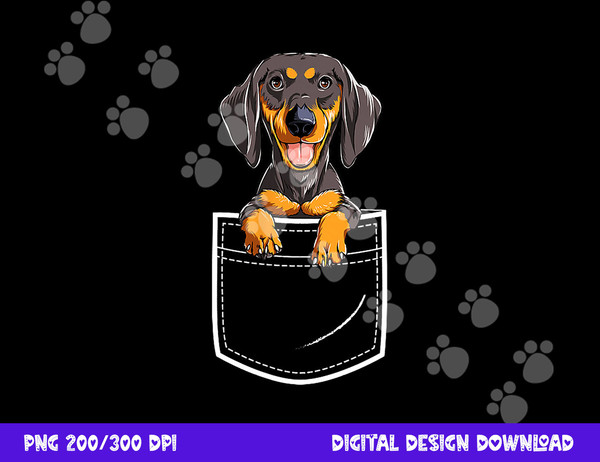 Dachshund in Your Front Pocket T Shirt Dog Puppy Gifts Women copy.jpg