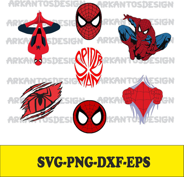 SPIDERMAN SVG Bundle, Spider-Man Svg Cut Files for Cricut, S - Inspire  Uplift