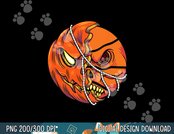 Pumpkin Skull Design - Halloween Hooper Basketball Player png, sublimation copy.jpg