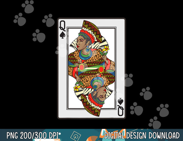 Queen Spades African American Card Halloween Gift png, sublimation copy.jpg