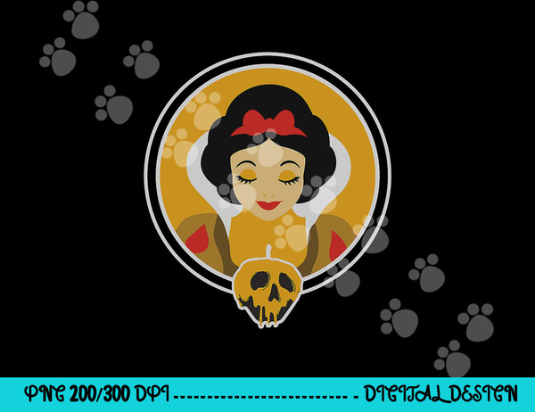 Disney Snow White and Poisoned Apple Halloween png, sublimation copy.jpg