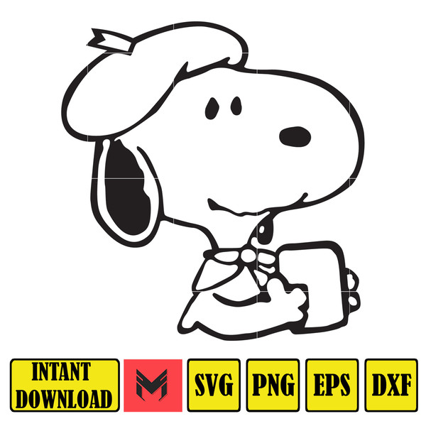 Snoopy Svg, Peanuts SVG, Snoopy clipart, Snoopy Svg, Snoopy Printable, Charlie Brown SVG, Snoopy Silhouette (55).jpg