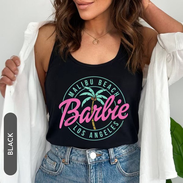 Malibu Beach Babie Shirt, Pink Baby Los Angeles T-Shirt, Come On Let's Go Party, Party Girls Shirt, Baby Doll Girl, Birthday Crew Shirt - 1.jpg