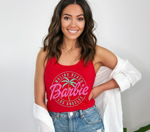 Malibu Beach Babie Shirt, Pink Baby Los Angeles T-Shirt, Come On Let's Go Party, Party Girls Shirt, Baby Doll Girl, Birthday Crew Shirt - 2.jpg