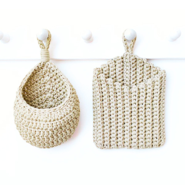 Crochet Pattern, Drop Basket pattern PDF, Storage basket for - Inspire ...