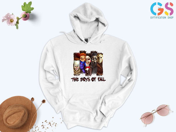 Boys Of Fall Sweatshirt, Horror Characters Sweat, Friends Horror, Horror Movie Characters Shirt, Horror Lover Gift, Horror Movie Gifts - 2.jpg