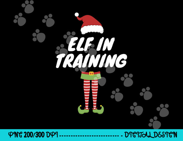 Elf In Training Tshirt, Christmas Elves Family Gift Shirt copy.jpg