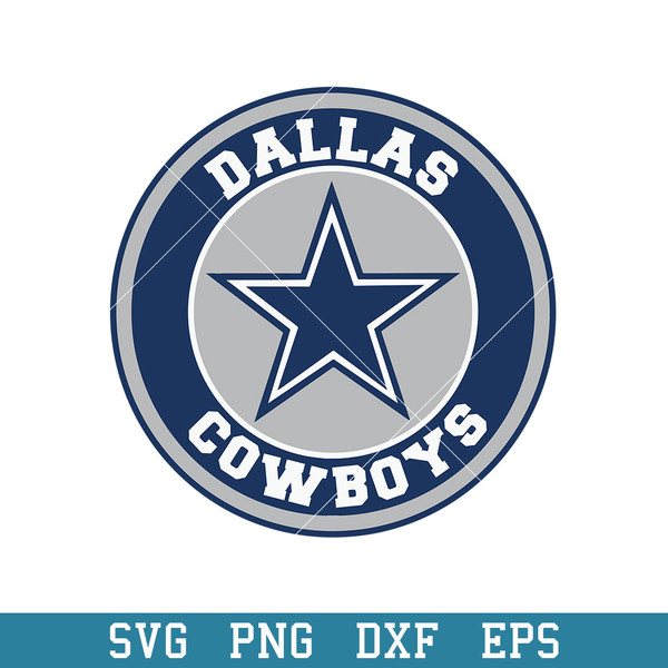 Dallas Cowboys Circle Logo Svg, Dallas Cowboys Svg, NFL Svg, Png Dxf Eps Digital File.jpeg
