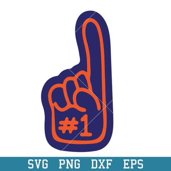 Denver Broncos Foam Finger Svg, Denver Broncos Svg, NFL Svg, - Inspire ...