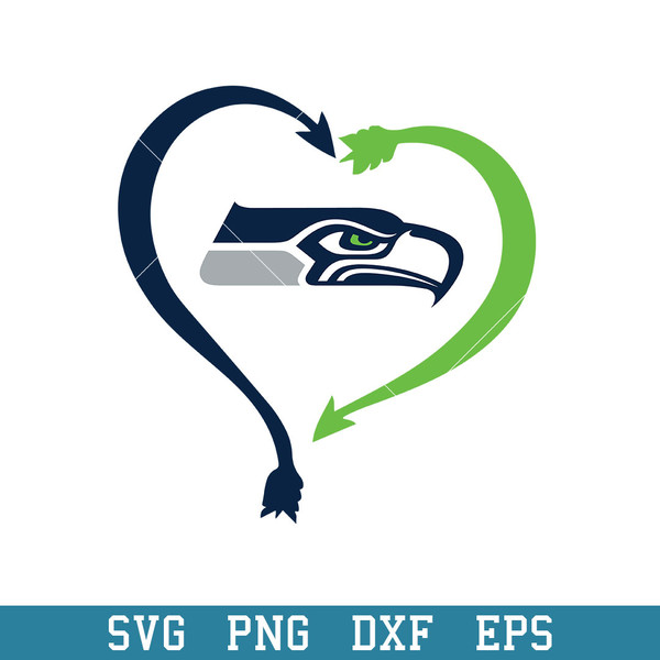 Heart Seattle Seahawks Football SVg, Seattle Seahawks Svg, NFL Svg, Png Dxf Eps Digital File.jpeg