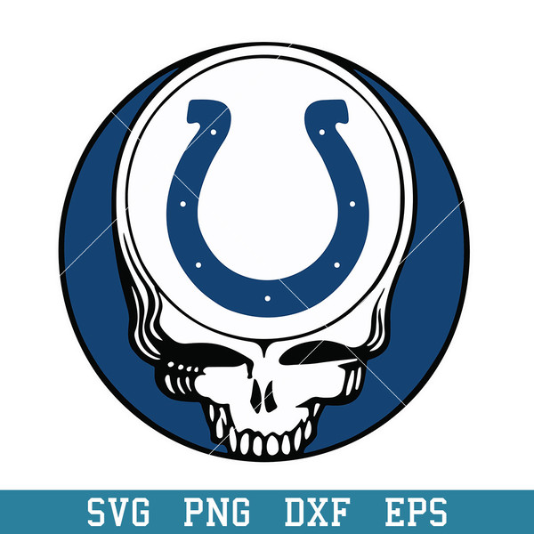 Indianapolis Colts Skull Logo Svg, Indianapolis Colts Svg, NFL Svg, Png Dxf Eps Digital File.jpeg