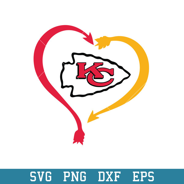 Kansas City Chiefs Conversation Heart SVG, Chiefs heart SVG, Kansas City  Chiefs SVG