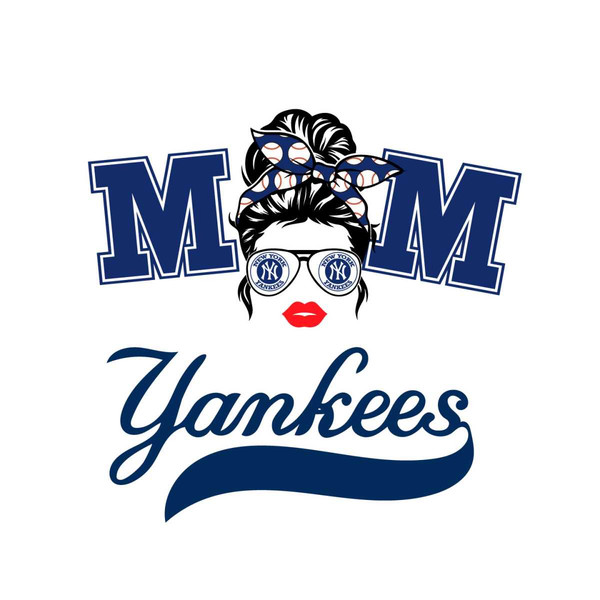 New York Yankees Shirt Svg Mom Yankees Baseball Vector, Gift - Inspire  Uplift
