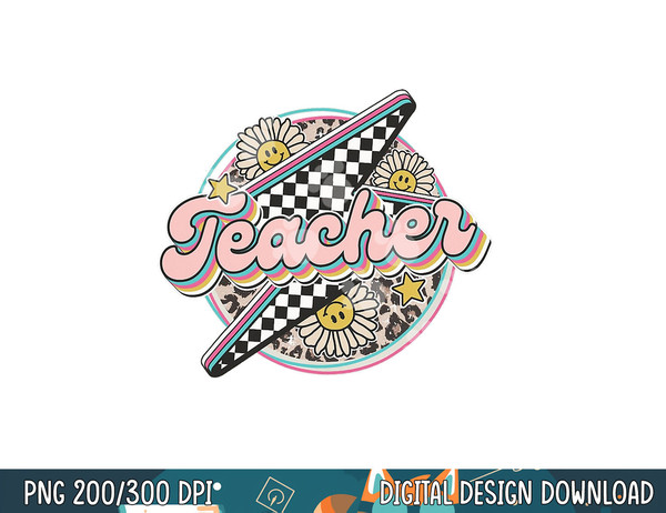 Retro Groovy Hippies Teacher Back To School Funny Gift  png, sublimation copy.jpg