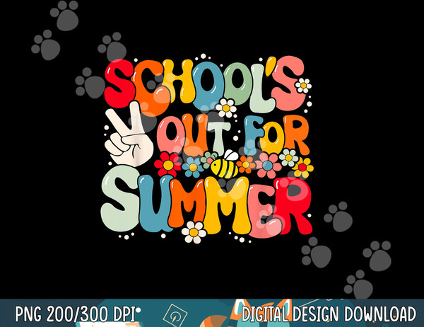 Retro Groovy School s Out For Summer Graduation Teacher Kids  png, sublimation copy.jpg