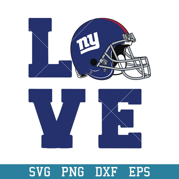 New York Giants Love Svg, New York Giants Svg, NFL Svg, Png Dxf Eps Digital File.jpeg