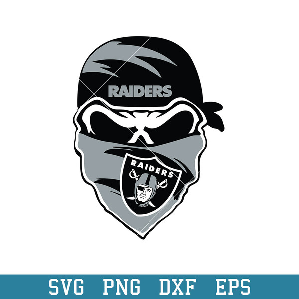 raiders skull decal