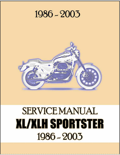 Harley Davidson Sportster XLH883 XLH1100 XLH1200 (1986-2003) Service Manual .png