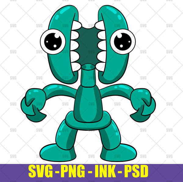 Blue And Green Rainbow Friends Svg, Blue Rainbow Svg, Green - Inspire Uplift