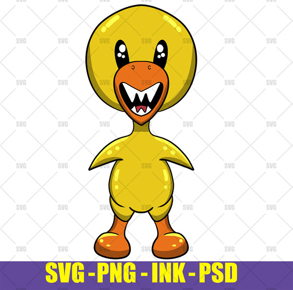 Yellow Rainbow friends SVG, Yellow SVG,Teal Ink ,Yellow rai - Inspire Uplift