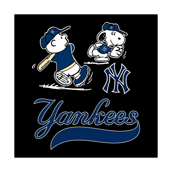 New York Yankees Shirt Svg Snoopy Yankees Baseball Vector, G
