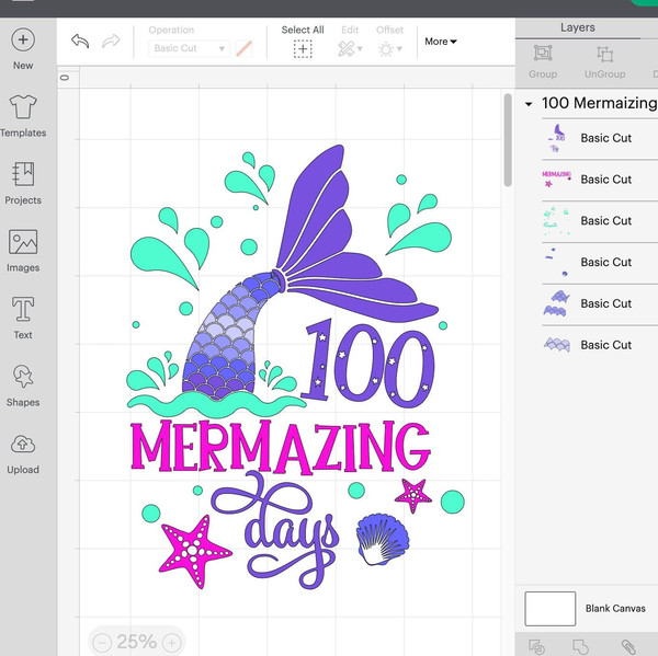 100 Mermazing Days svg, 100 Days of School svg, Mermaid Design svg, Mermaid girl Tshirt svg - 5.jpg