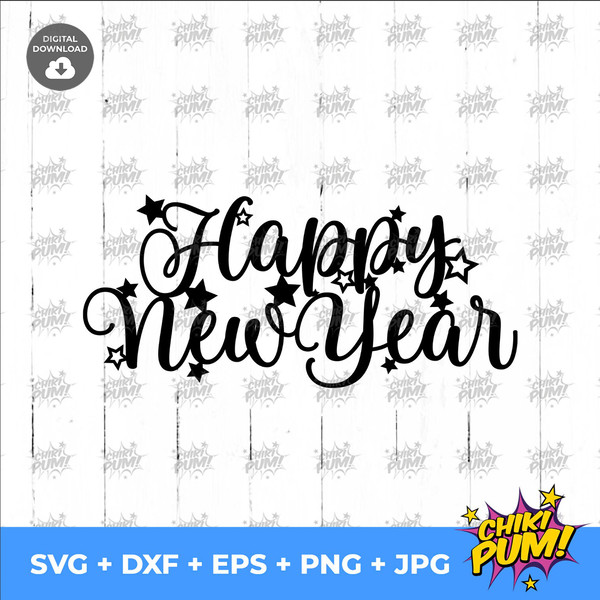 Hello 2024 Cake Topper SVG, Hello 2024 SVG, Happy New Year, 2024 Cake Topper,  New Years Cake 