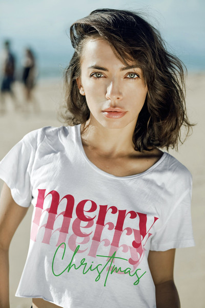 Merry Merry Merry Christmas svg, merry Christmas svg, Christmas shirt design, Holiday shirt cut file - 5.jpg