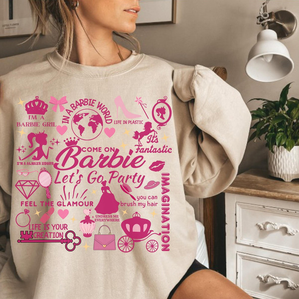 Barbi PNG, I'm A Barbi Girl Png, Barbi World PNG, Barbi Song Png File Instant Download, Trendy Png, back and pocket png, barbi movie - 5.jpg
