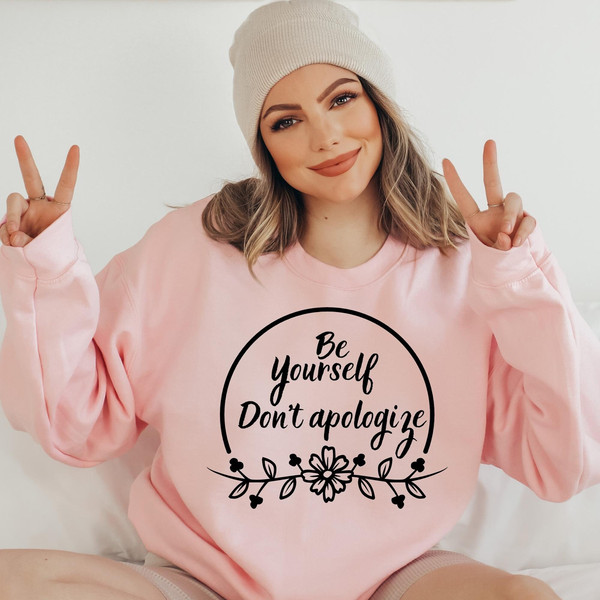 Be Yourself and Don't Apologize Svg, Be Yourself Svg, İnspirational Svg, Motivational Svg Cut File for Cricut, T Shirt Design Commercial Use - 5.jpg