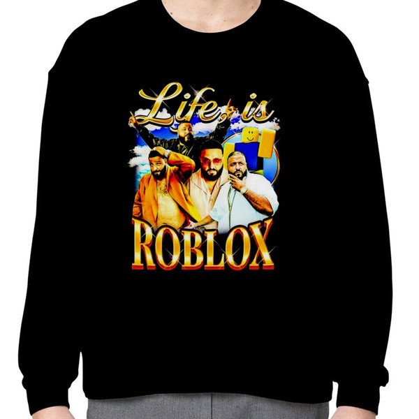 Camiseta Vintage DJ Khaled Life is Roblox Anos 90 AN21281