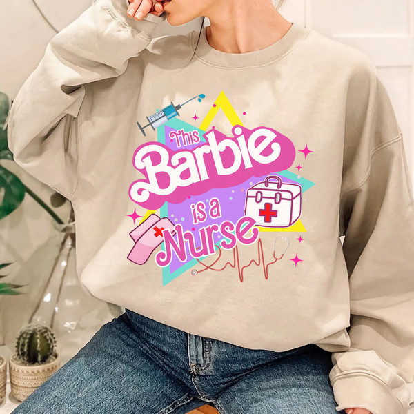 This Barbie Is A Nurse Shirt  Cute Nurse Shirt  Gift For Nurse Shirt - 5.jpg