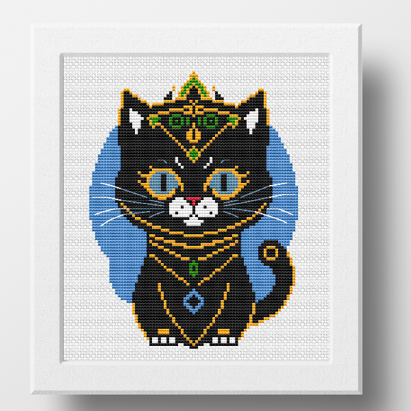 cat cross stitch pattern