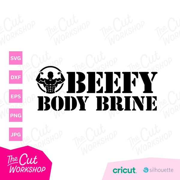 Beefy Body Brine Protein Muscles Bodybuilding Ken Barbi Kendom  SVG PNG Clipart Digital Download Sublimation Cricut Cut File Dxf Eps Jpg - 4.jpg