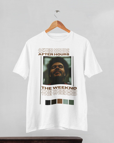 The Weeknd vintage shirt, After Hours album shirt, The Weeknd graphic shirt - 1.jpg