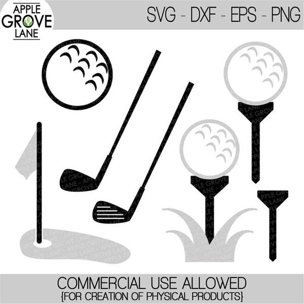 Golf SVG Bundle - Golf Club Svg - Golf Ball SVG - Golf Tee S - Inspire  Uplift