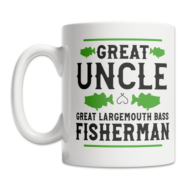 Largemouth Bass Fisherman Mug - Bass Fishing Uncle Gift Idea - Inspire  Uplift