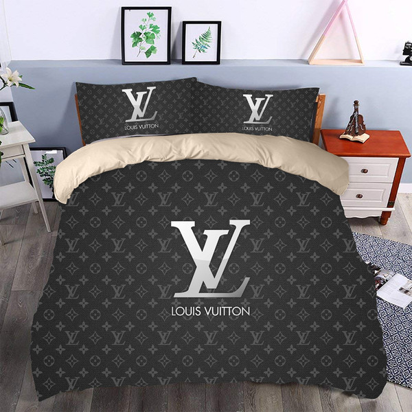 Louis Vuitton Bedding Sets, Lv Bedding, Bedroom Decor , Deco