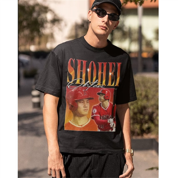 Shohei Ohtani Shirt, Baseball shirt, Classic 90s Graphic Tee - Inspire  Uplift