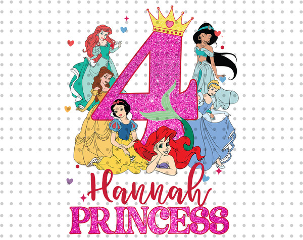 Birthday Princess Png, My 4th Birthday Png, Happy Birthday Png, Birthday Squad Png, Princess Png, Magical Birthday Png, Birthday Shirt - 1.jpg